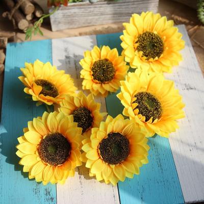 Simulated  sunflower head