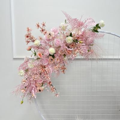 Artificial Pink Wedding Welcome Set Three Flowers